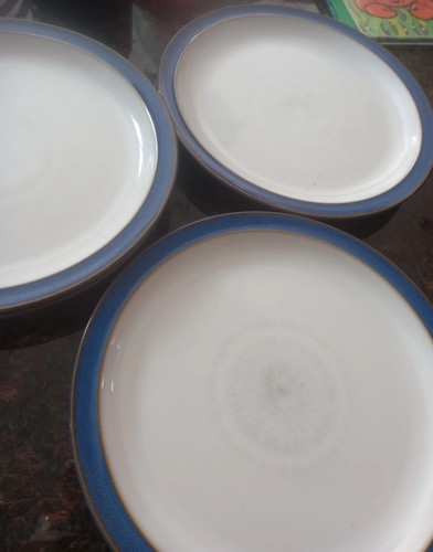 4 Denby Beilagenteller Imperialblau