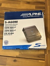 Alpine S-A60M, S Series Class D Monoblock Sub...