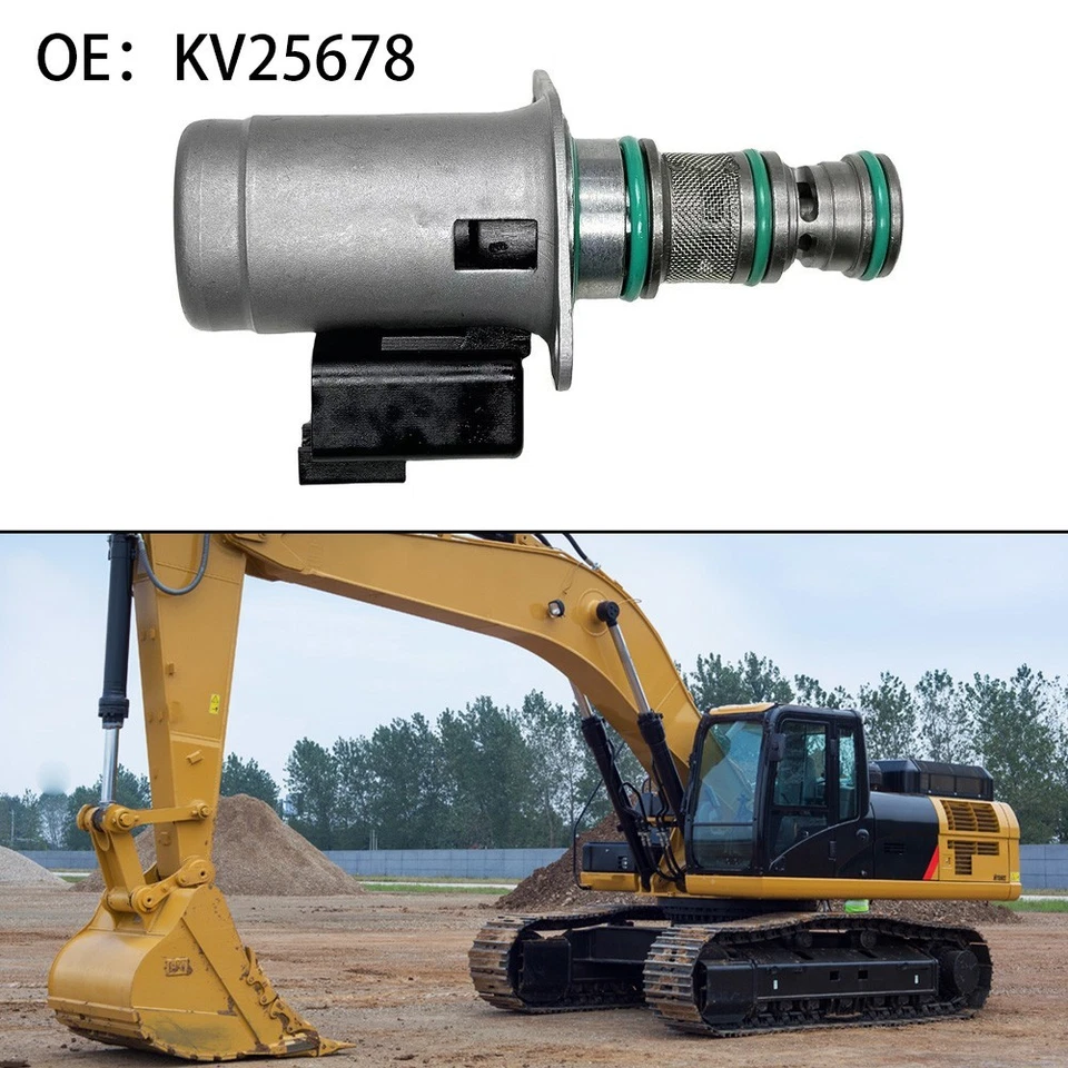 Replacement Solenoid Valve KV25678 for Excavator Loader Series 310G to 710G - Image 3 of 4