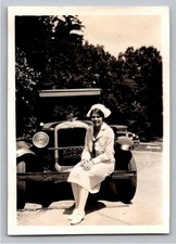 1920s Mid Chevrolet Automobile Nurse Uniform Vintage Bw Snapshot Photo 1920s Mid Chevrolet Automobile Nurse Uniform Vintage Bw Snapshot Photo