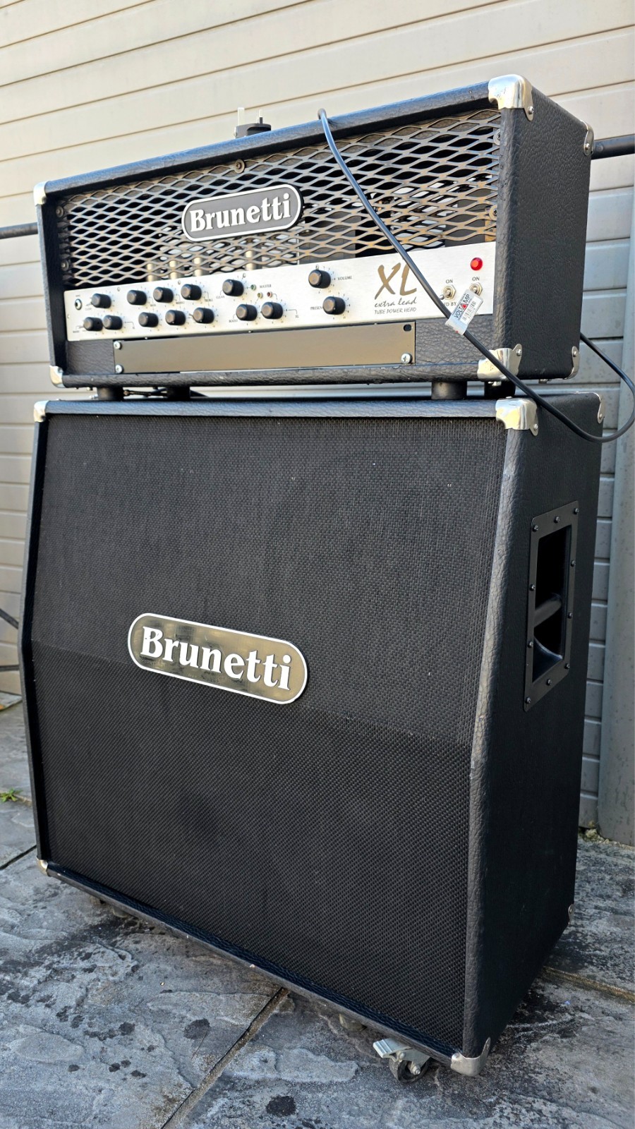 Vintage handmade BRUNETTI XL60 Watt Guitar Amp, Made In Italy. Top Of The Range!