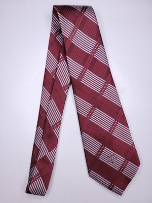 Eagle Wings Texas Mens Formal Necktie 57''Lx3.75''W Burgundy/Silver Neck Tie NWT