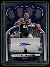 2022-23 Panini Crown Royale Rookie Autographs Blue Malaki Branham Rookie Auto