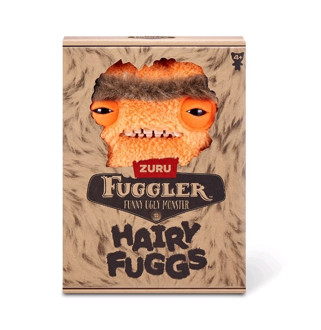 Fuggler Hairy Fuggs Edition Munch Mono Orange Ugly Monsters Plush