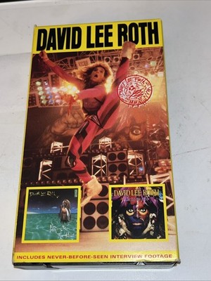 David Lee Roth VHS 1986 WB Music Video Tape w/Yankee Rose,California Girls