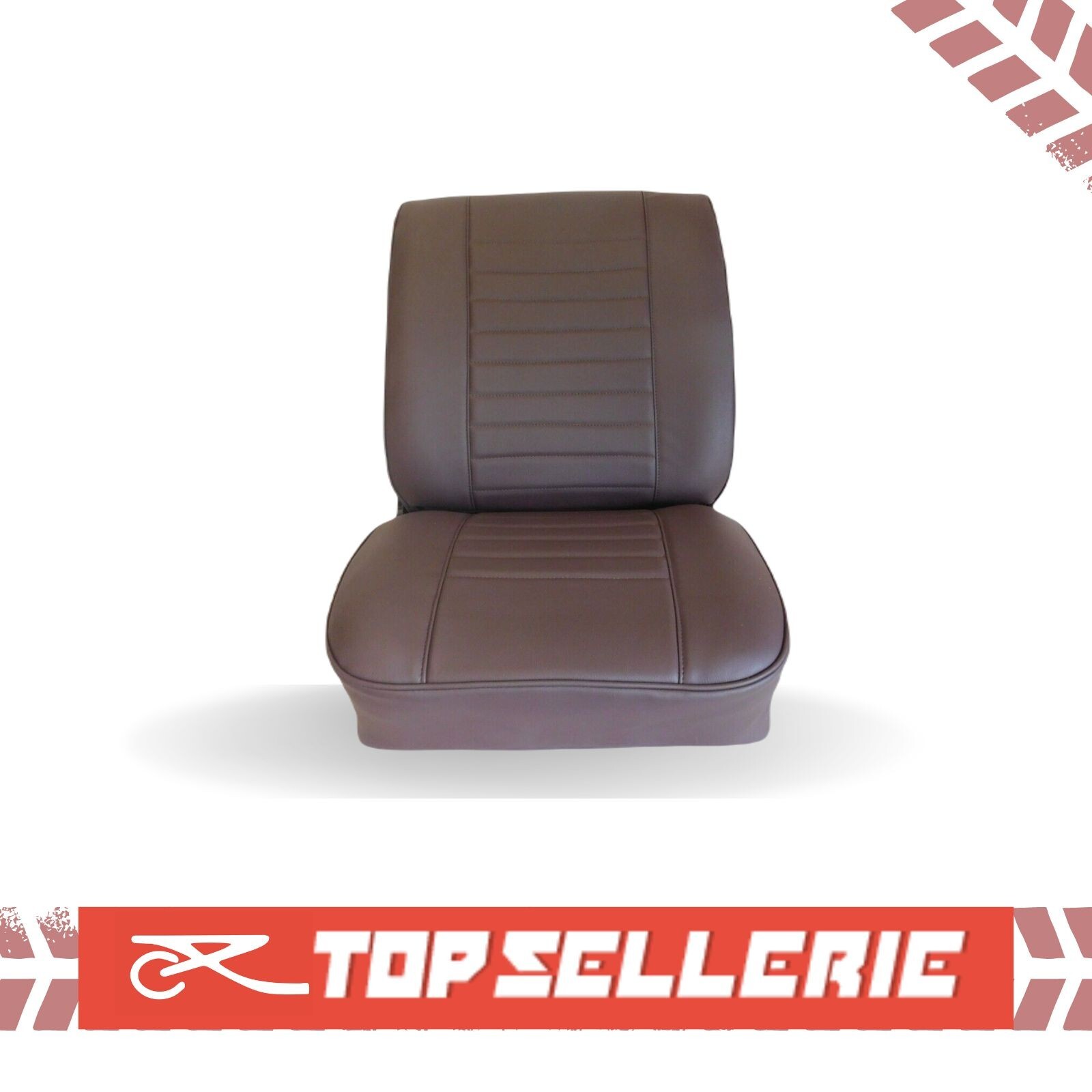 Garnitures avant Renault 4L marron : rénovez vos panneaux de porte usés REF CA101