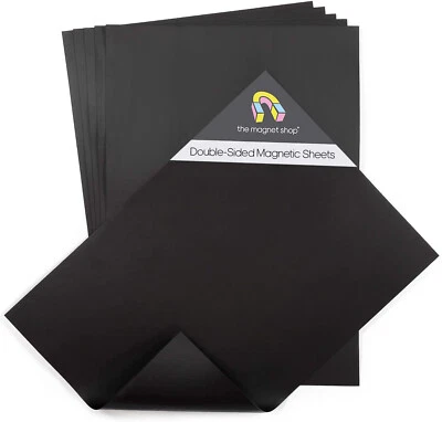 THE MAGNET SHOP Double Sided Magnetic Sheets 0.75mm, Both Sides act as a Magnet, Large Rolls