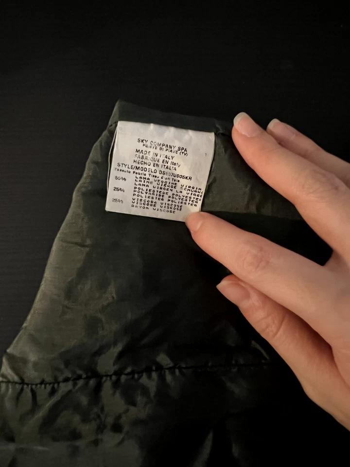 Vestido formal minimalista negro seda vintage de la colección Calvin Klein años 90 talla 2/38 Foto 2 de 2