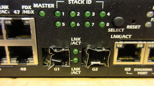 Dell 3548 Network Switch Fast-Ethernet 48-Port 10/100 + 2x SFP DAMAGED SFP PORTS - Afbeelding 2 van 4