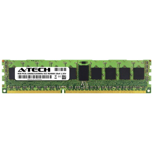 4GB 1Rx4 PC3L-10600R ECC REG RDIMM (IBM 90Y4551 Equivalent) Server Memory RAM - Picture 2 of 2