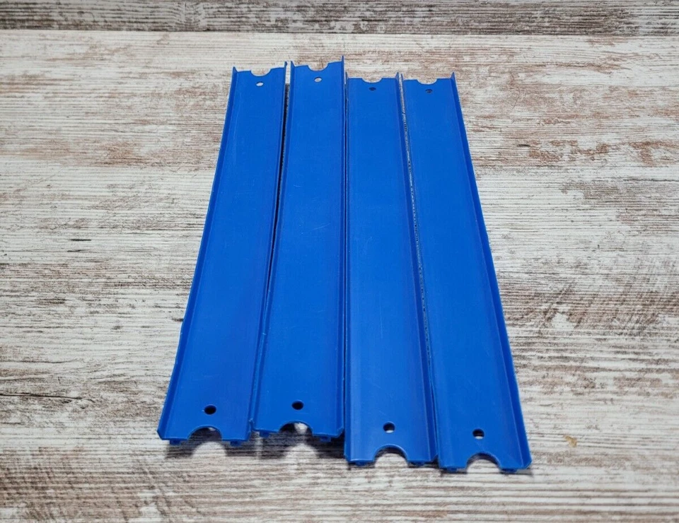 Hot Wheels Lot of 4 Blue Straight 11 1/2 inches Long Track Pieces. - Image 3 of 4