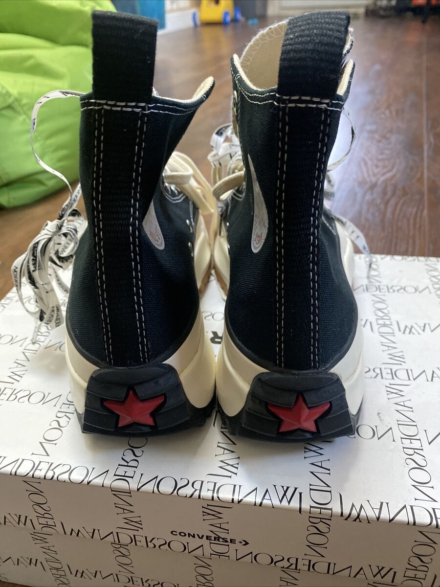 Converse X J.W Anderson Run Star Hike Hi Men 8 Black Gum Converse X J.W Anderson Run Star Hike Hi Men 8 Black Gum
