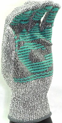 G & F 77100 Cut & Heat Resistant Gloves Silicone Block Palm Coating