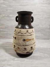 Northern Lights Candles Red River Luminaries Terracotta Fish Vase