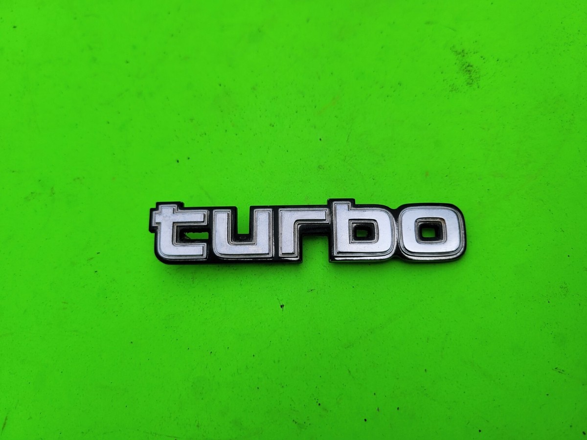 ✓ RARE TOYOTA SUPRA MK3 TURBO EMBLEM LOGO BADGE NAMEPLATE REAR 86 