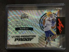 2024 Leaf Metal SILVER Pre-Production Proof BUB MEANS Football 1/1