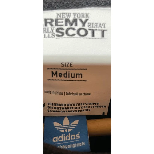 Adidas Jeremy Scott Collaboration Bijou Sweat Cross Size M Used - Picture 8 of 8