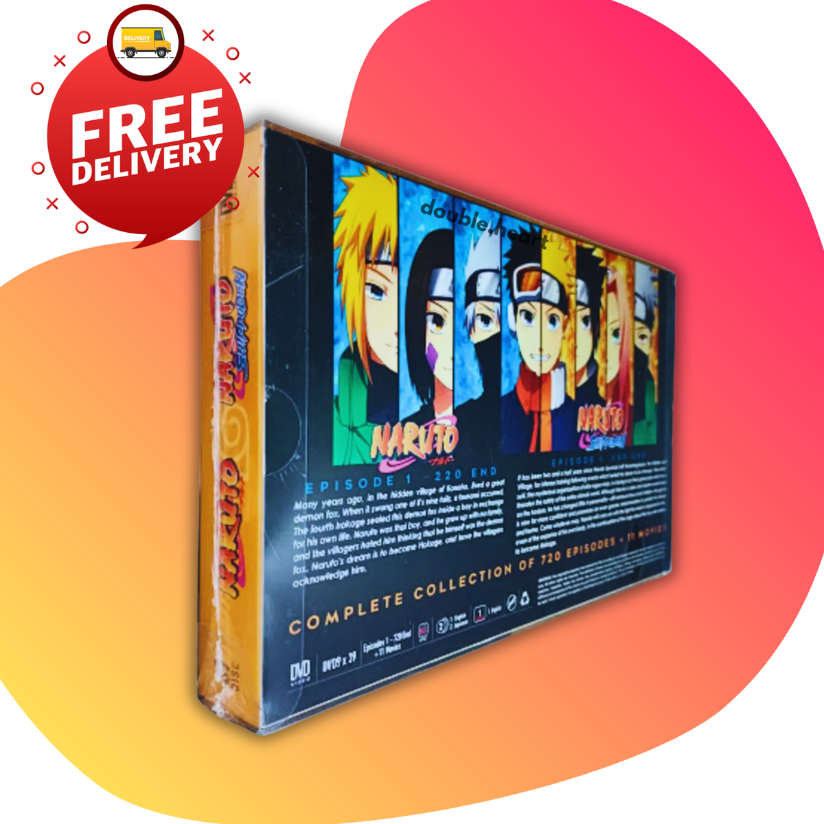 ENGLISH DUBBED Naruto Shippuden Complete Series Season 1 - 720 End