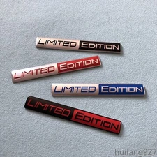 Aluminum Limited Edition Car Door Emblem Trunk Lid Rear Badges Decal Sticker