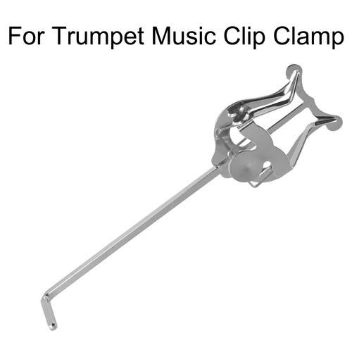 Portable and Practical Trumpet Marching Lyre Stand with Metal Sheet