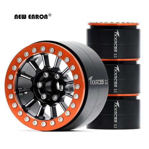 Heavy Brass & Aluminum 2.2" -9.5MM Offset Beadlock Wheel Rim For RC 1/10 Crawler - Picture 14 of 103