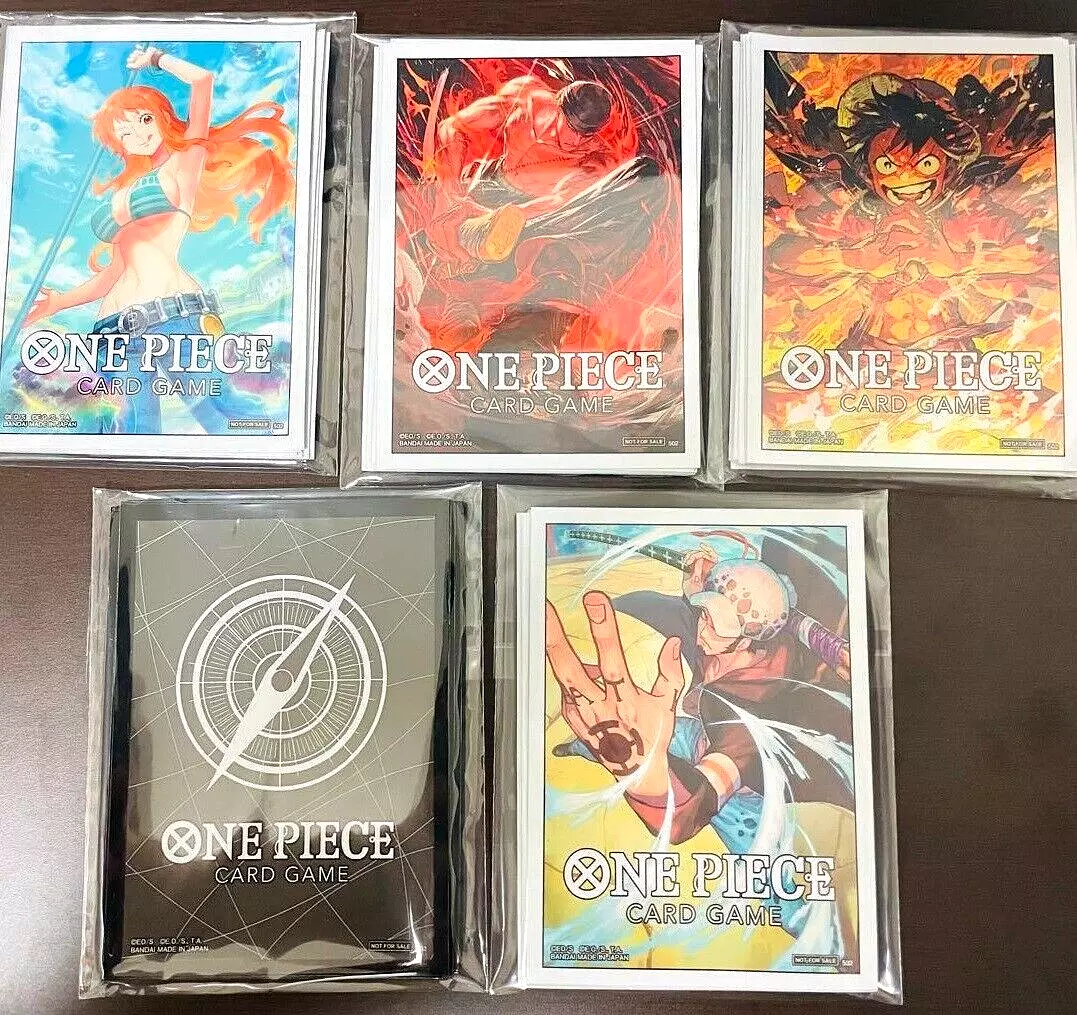 One Piece Card Official Promotion Sleeve 5 Types Set Japan NEW 10