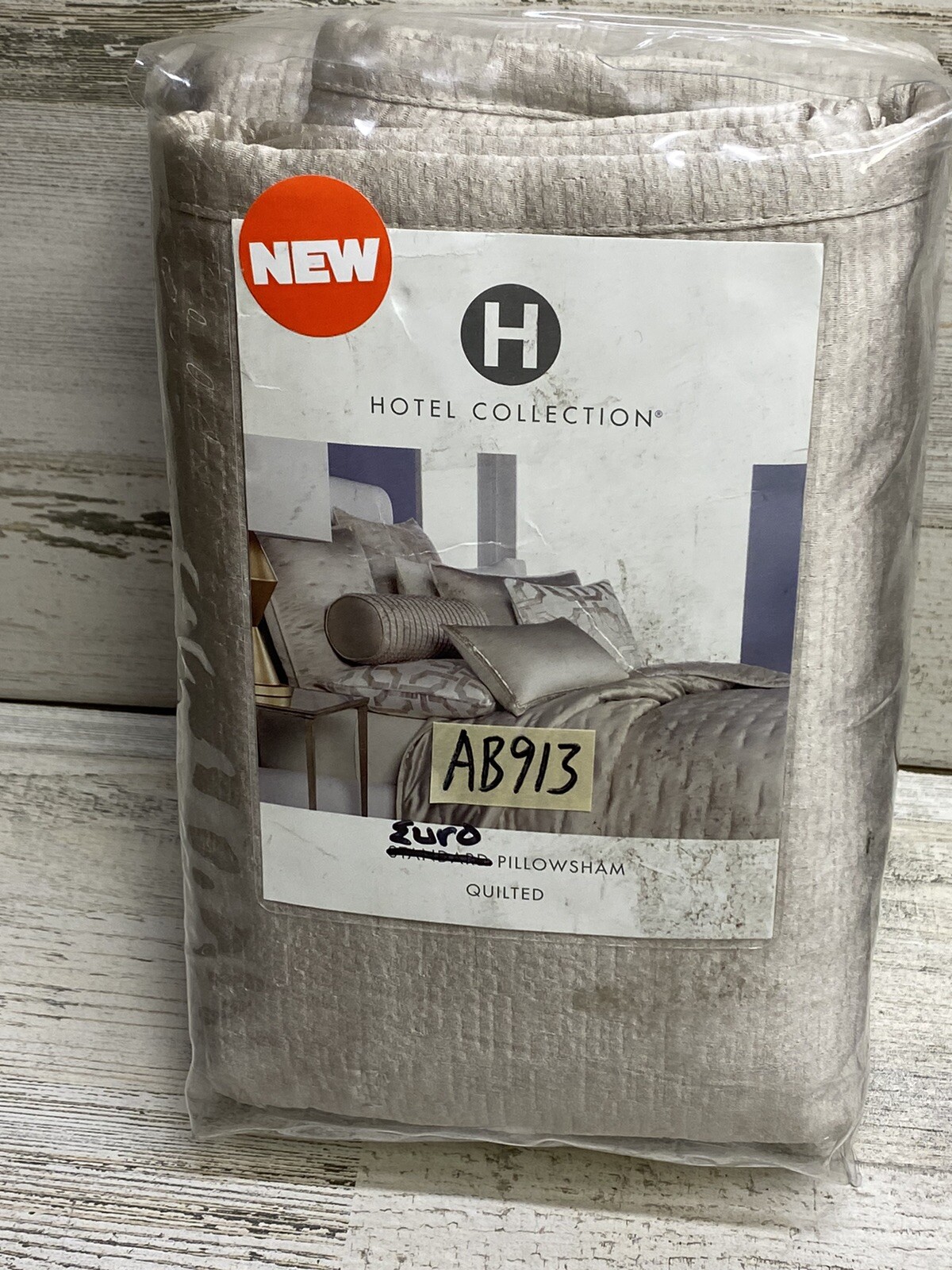 Hotel Collection Quilted Fresco Euro Pillow Sham 26" x 26" New eBay