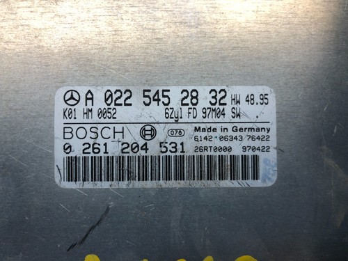 1998 - 1999 Mercedes S320 Engnine Computer Module ECM a0225452832 A1618 PS - Picture 4 of 5