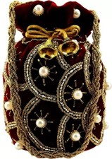 Bride Purse with Traditional india potli bag wedding favor Return Gift potli bag