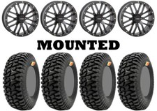 Kit 4 GMZ Ivan IRONMAN Stewart Tires 32x9.5-14 on System 3 ST-3 Matte Black HP1K