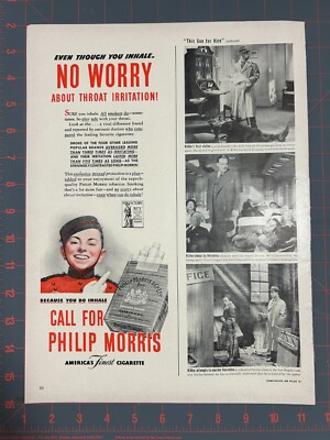 1942 Vintage Philip Morris & Co Ltd English Blend Finest Cigarette Print Ad E2