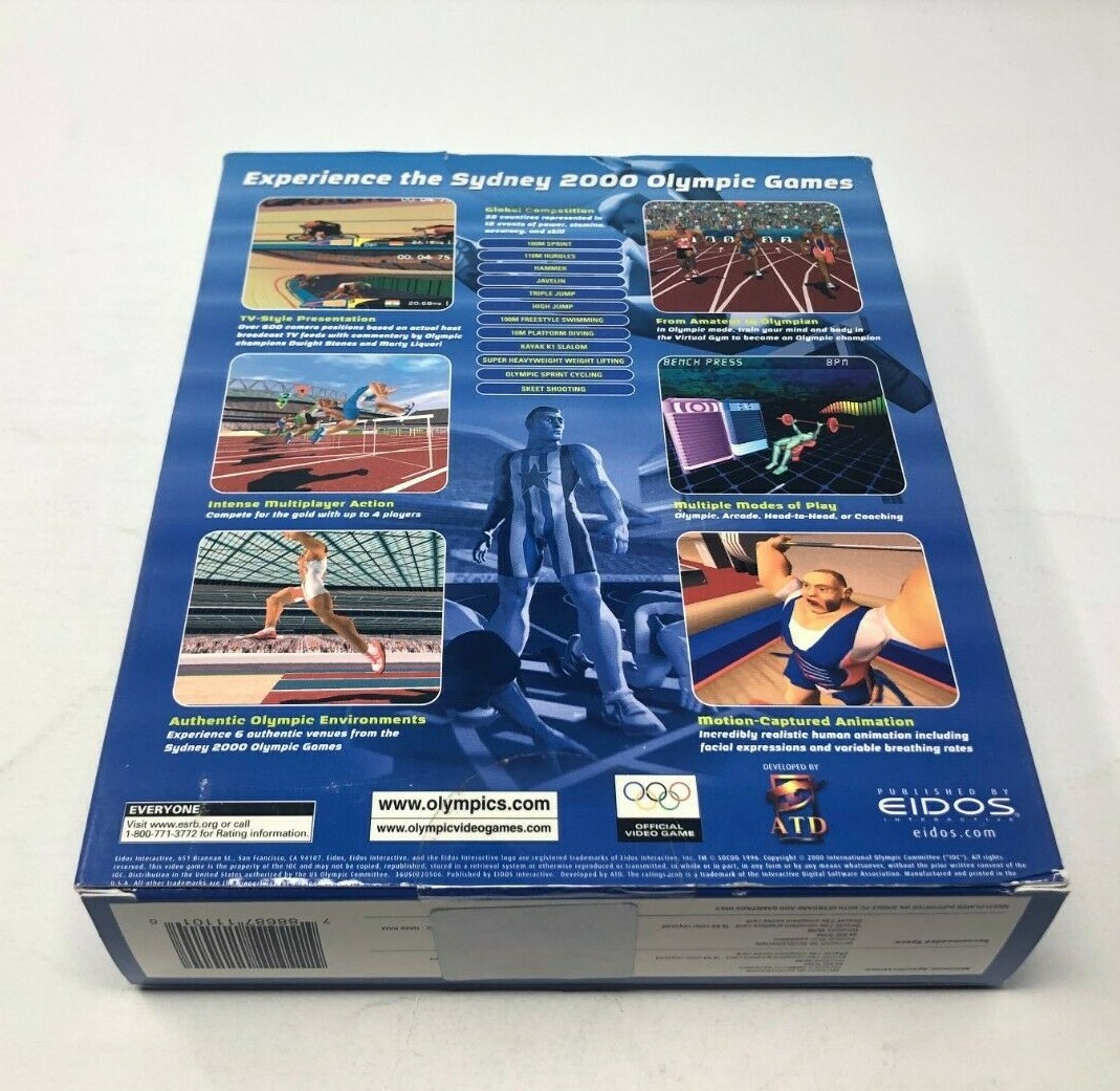 Jeu Sydney 2000 PC - Big Box Française, Bon état, édition Carton Eurobox (2000)