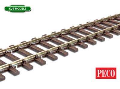 Spur O Peco SL-108F 25er Box - flexibles Gleis - Bullhead - Code 75