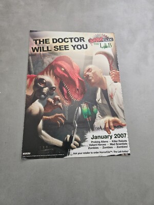 TPEEP280 MAGAZINWERBUNG 11X8'' HORROR CLIX - THE LAB - JANUAR 2007 