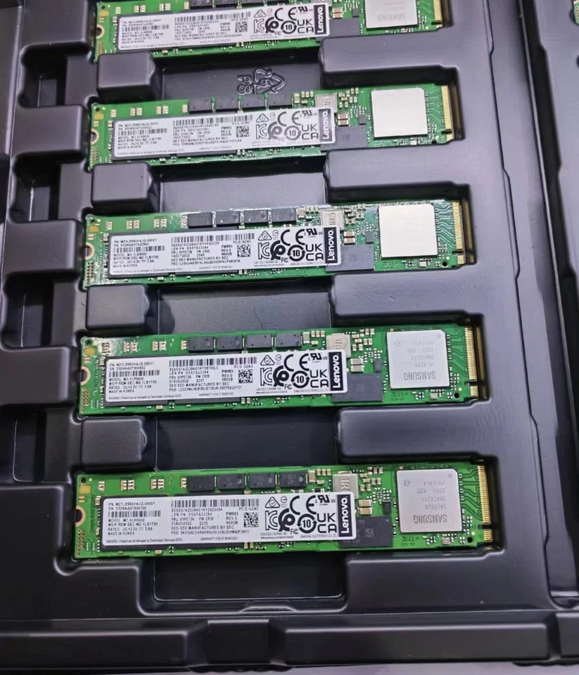 Samsung PM983 960GB SSD Lenovo version M.2 PCIE NVMe M.2 22110 Enterprise - Image 3 of 3