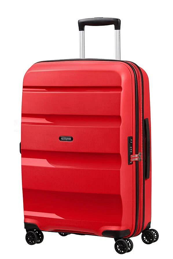 American Tourister Bon Air Dlx Spinner 66 Rosso - Valigie Trolley Medio
