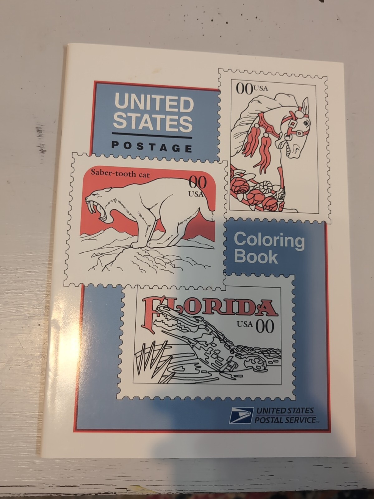 Unused Vintage Coloring Book USPS Collectible United States Postage ...