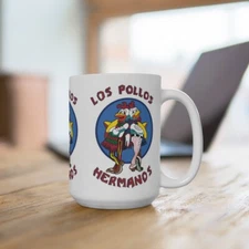 LOS POLLOS HERMANOS Tv Show Tv Retro Design Ceramic Mug 15oz Extra Large 