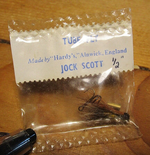 Vintage HARDY BOX with 5 x HARDY TUBE FLIES in their Original Unopened Packets - Picture 8 of 13