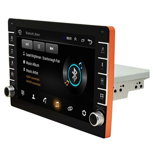 Android 8.1 Radio Car Stereo Touch Screen 1Din MP5 Player GPS WiFi BT FM Aux USB - Afbeelding 1 van 23