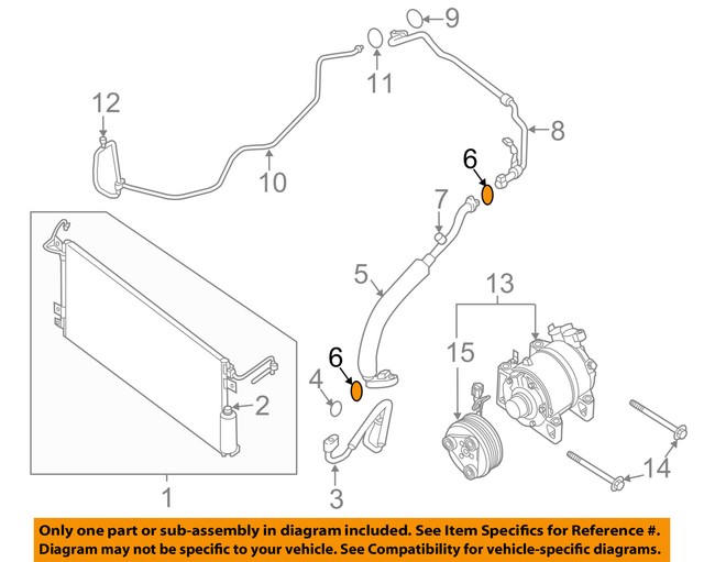 Nissan 92474N8210 Genuine OEM Suction Hose O-ring for sale online | eBay