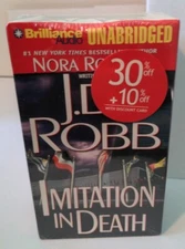 Imitation in Death by J.D. Robb (2003) Unabridged Audio Cassette, Factory Sealed