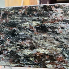 642g Natural Astrophyllite Fireworks Stone Quartz Slice Factory Wholesale