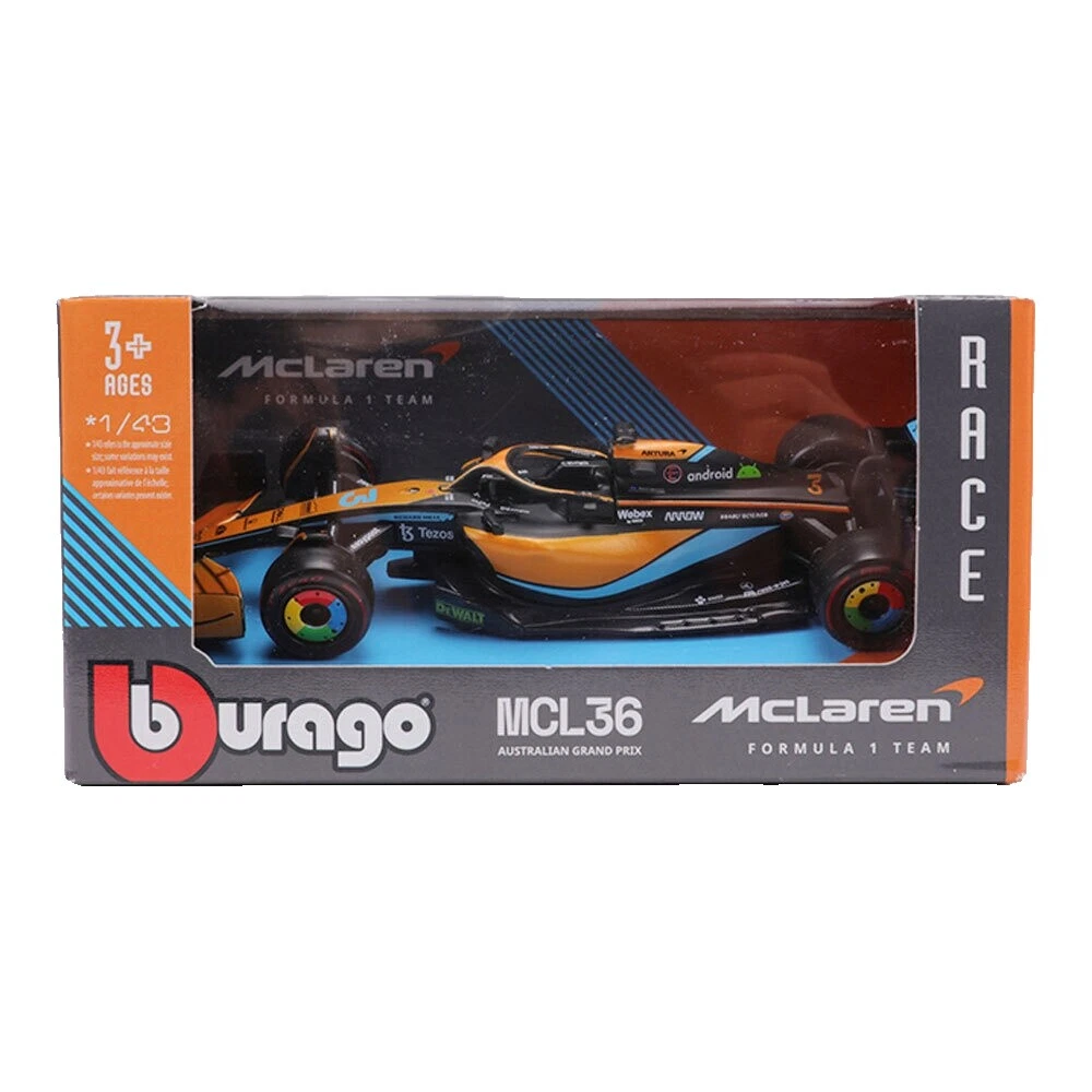 Bburago 1:43 autos de carrera diecast