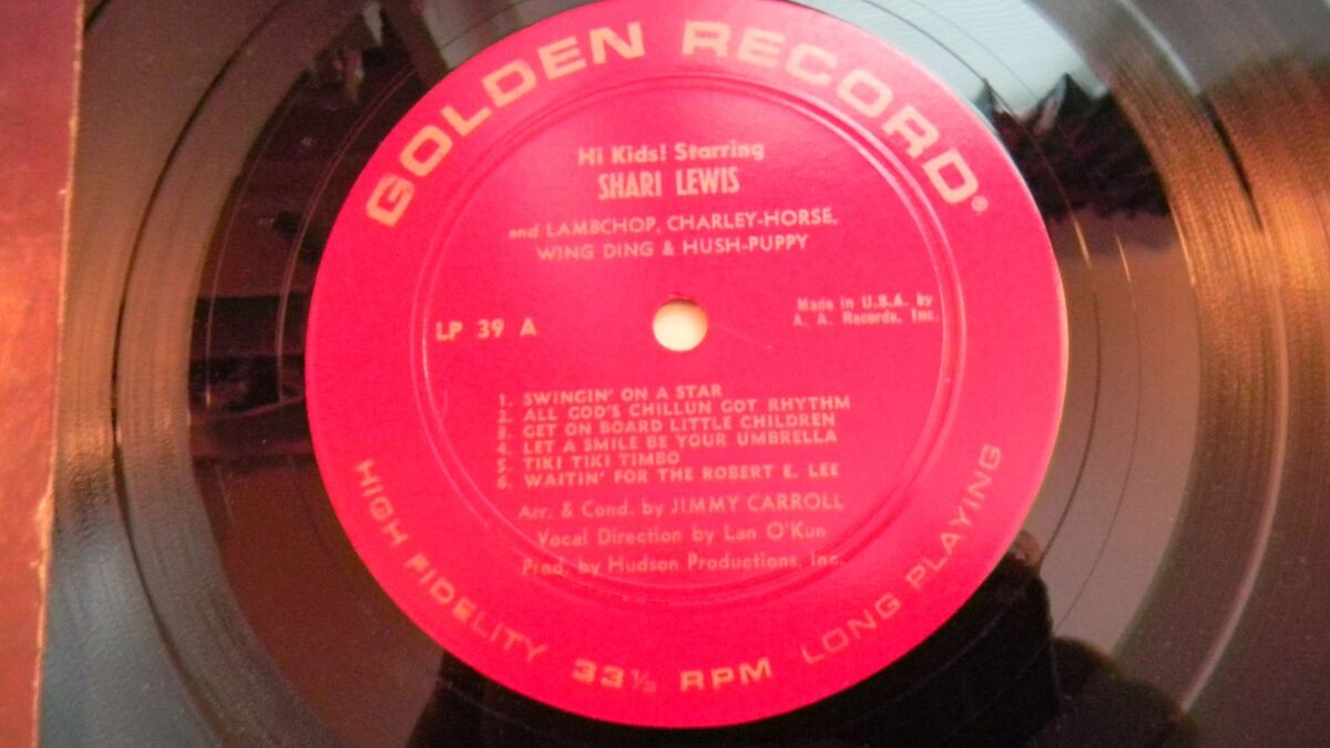 Golden Records HI KIDS! SHARI LEWIS LP 1962