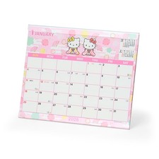 Hello Kitty Sheet Calendar, 2026, Paper, Tabletop 622265