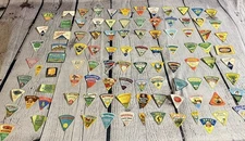 Vintage Small Cheese Wedge Paper Labels Lot Of 100 For Crafts Collecting NOS