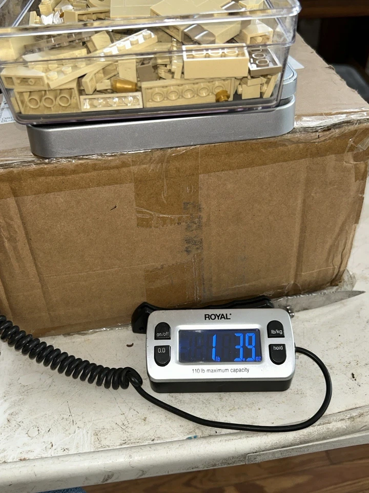 Lego ladrillos bronceados en su mayoría piezas pequeñas lote a granel 1,3 libras Foto 3 de 4