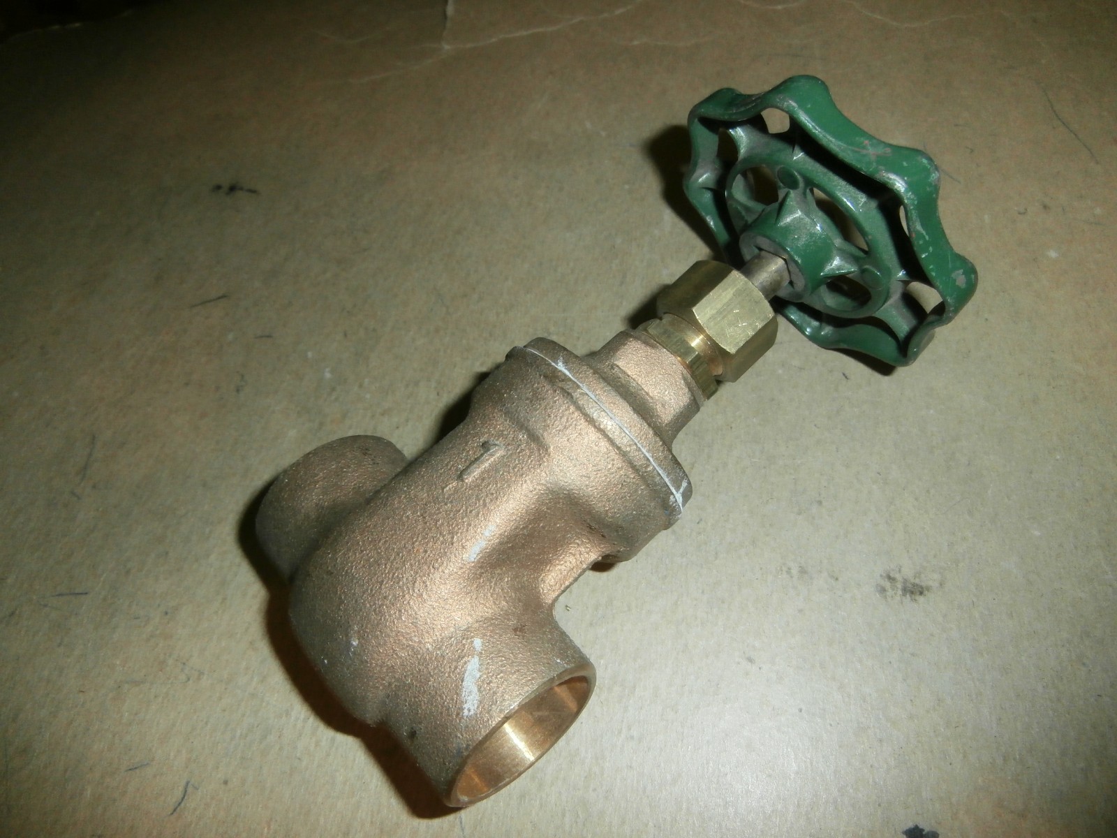 Brass 1" Copper Sweat Gate Valve 125