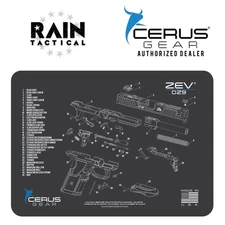 Zev Tech OZ9 Handgun Mat Cerus Gear Grey
